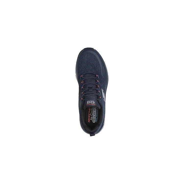 D'LUX WALKER 2.0 - S Sneakers in Navy and Orange by SKECHERS