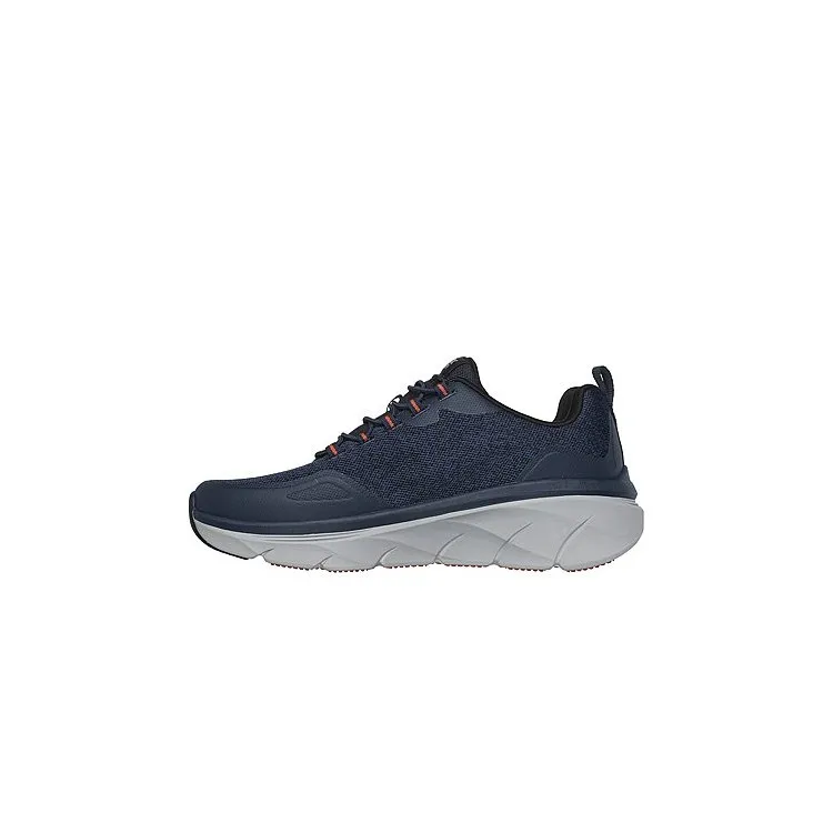 D'LUX WALKER 2.0 - S Sneakers in Navy and Orange by SKECHERS