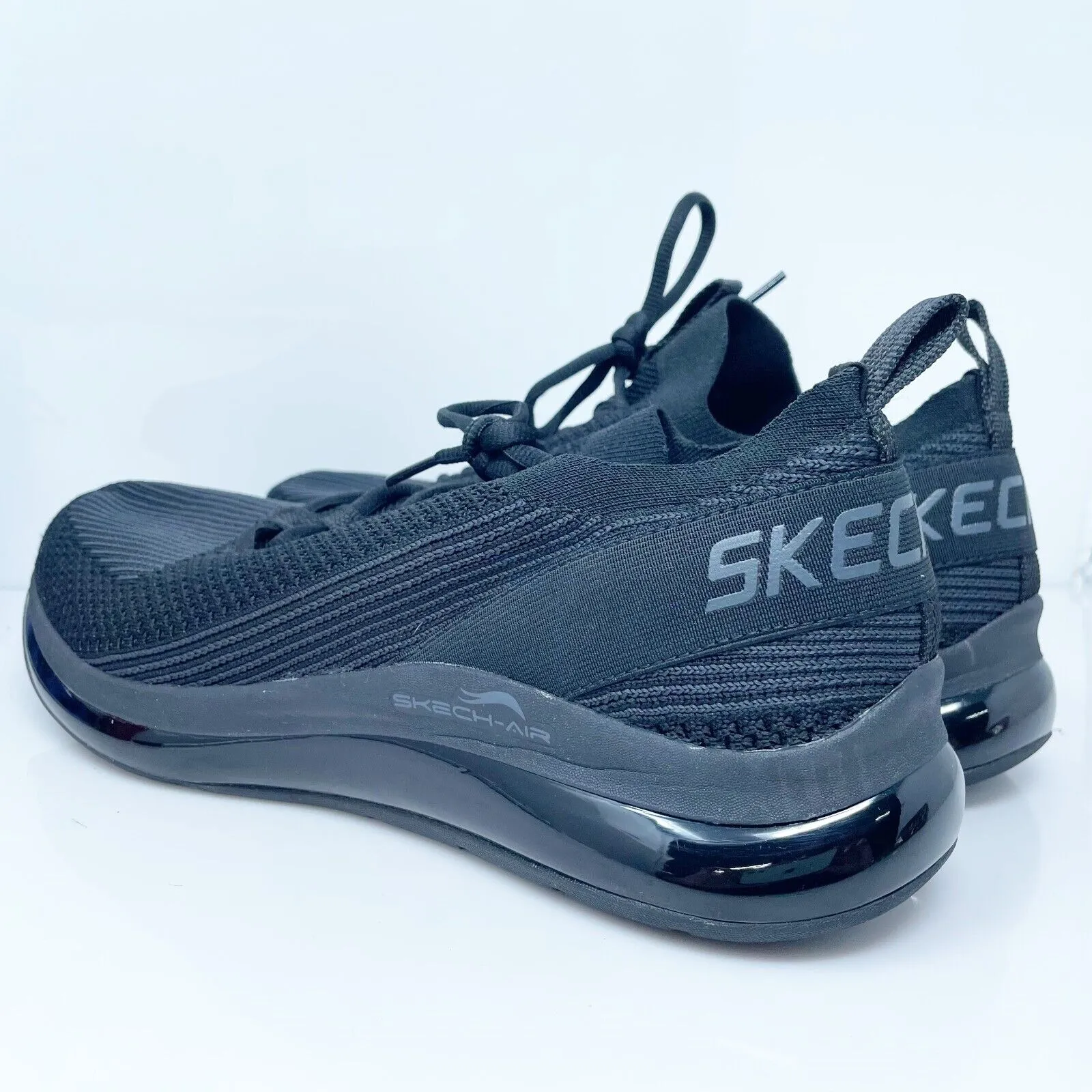 Skechers Mens Air Element 2.0 232142 Black Running Shoes Sneakers Size 12