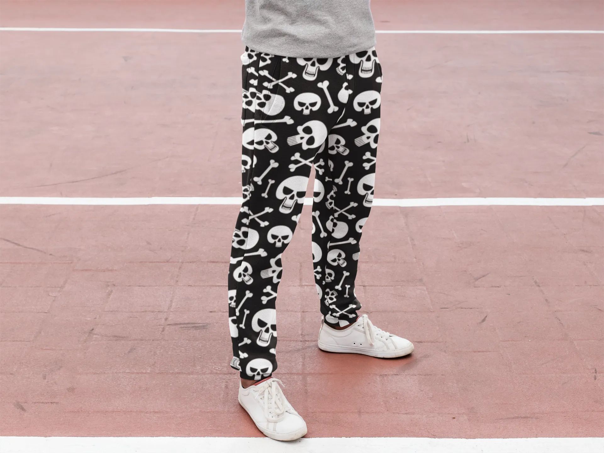 Skulls and Crossbones Men's Slim Fit Joggers