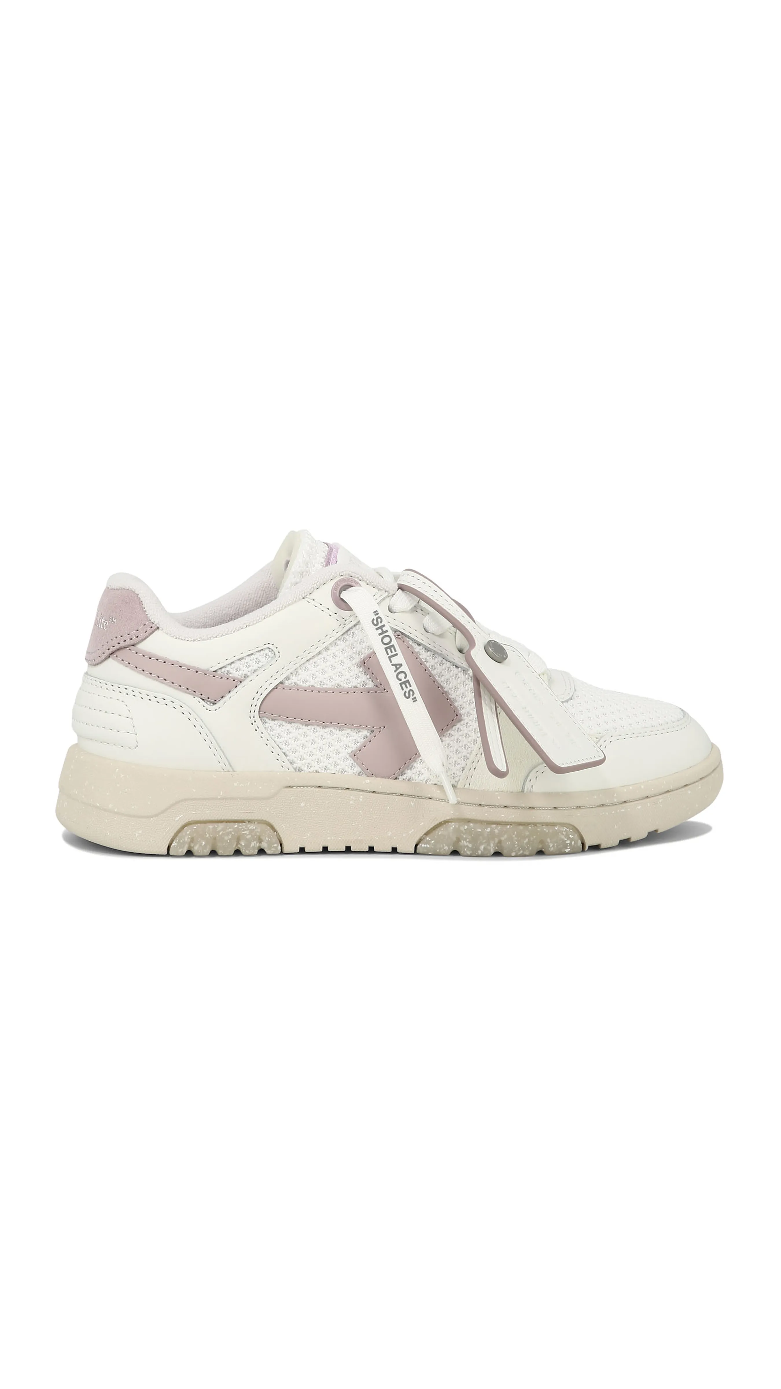 Slim White Pink Out of Office Sneakers