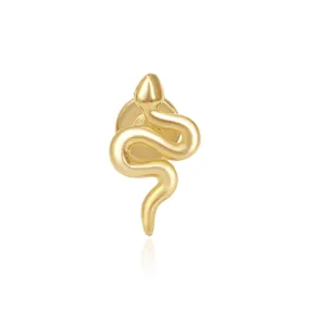 Flat Back Snake Earring