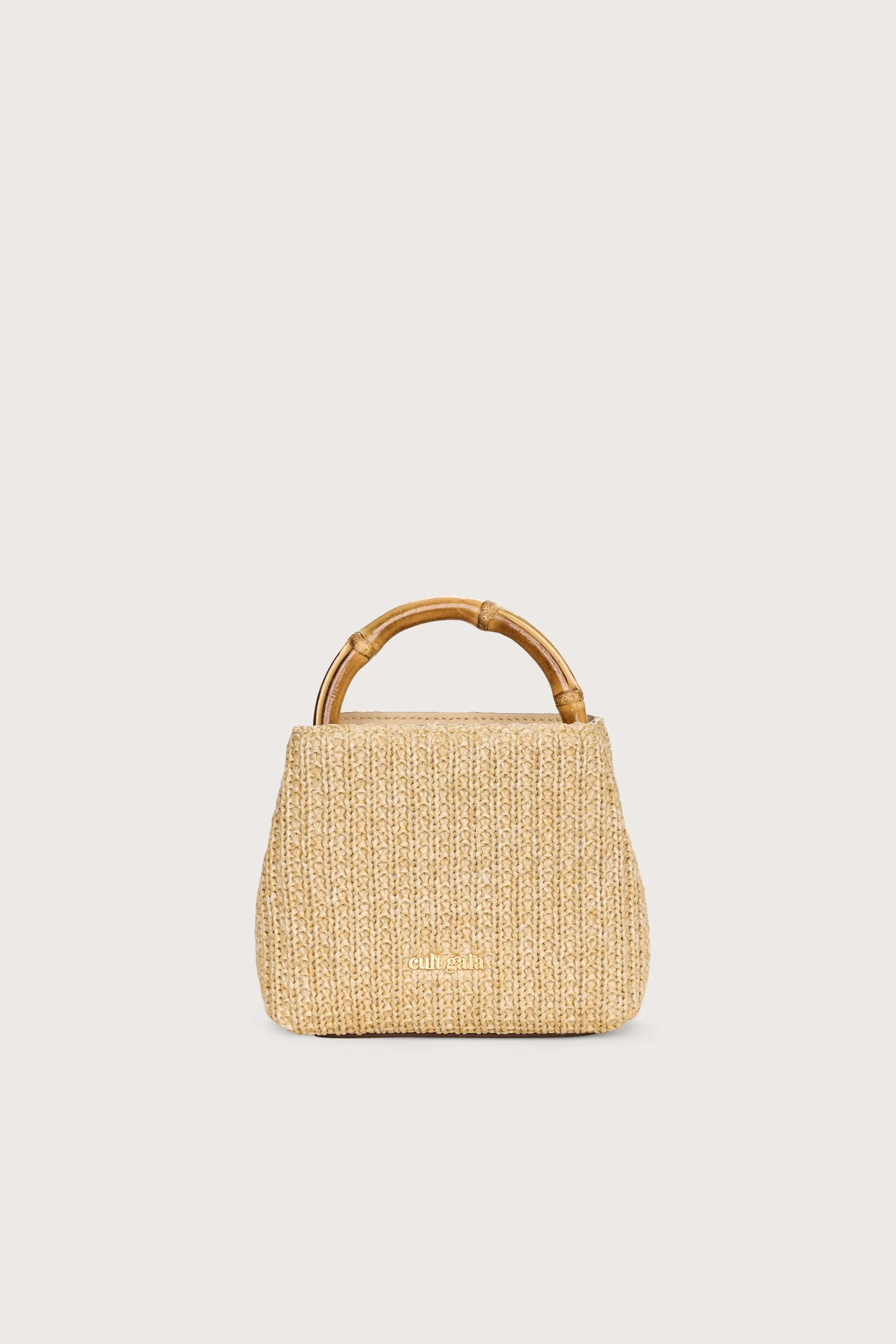 SOLENE MINI CROSSBODY BAG - NATURAL