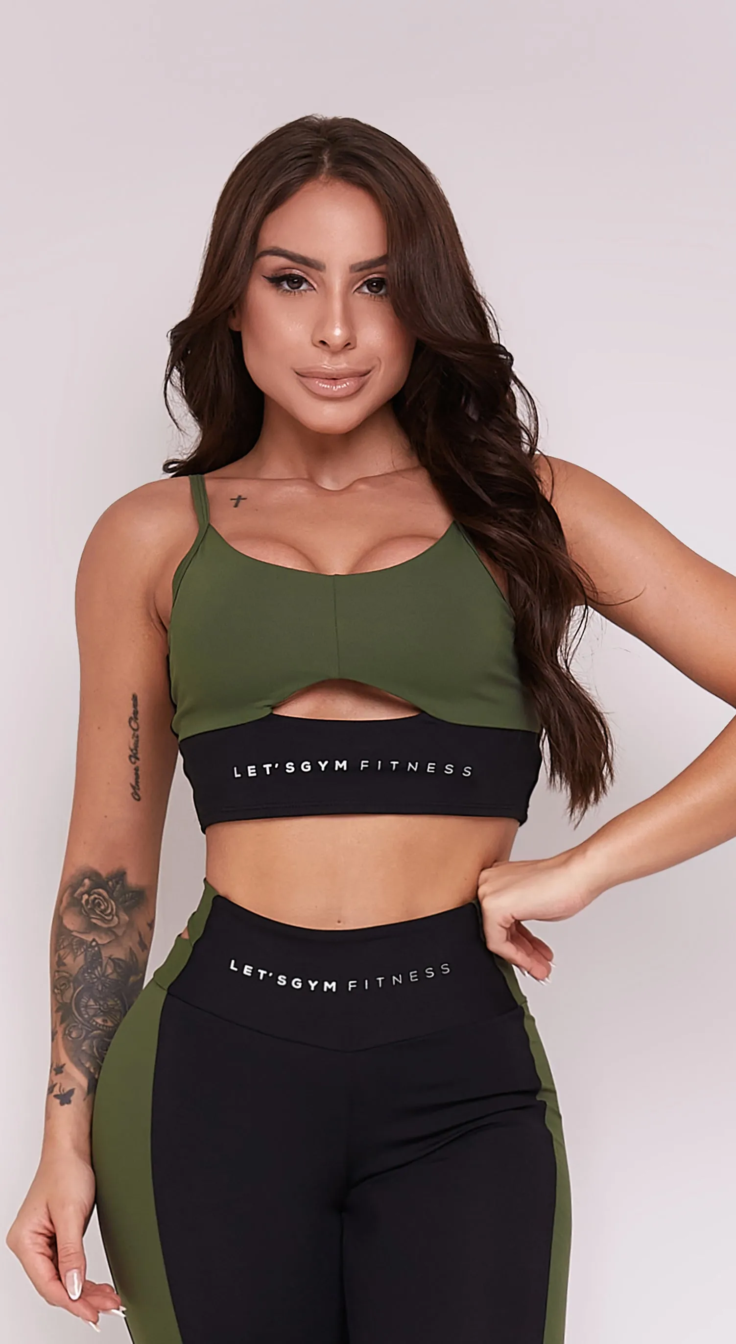 Spirit Bra - Black & Green