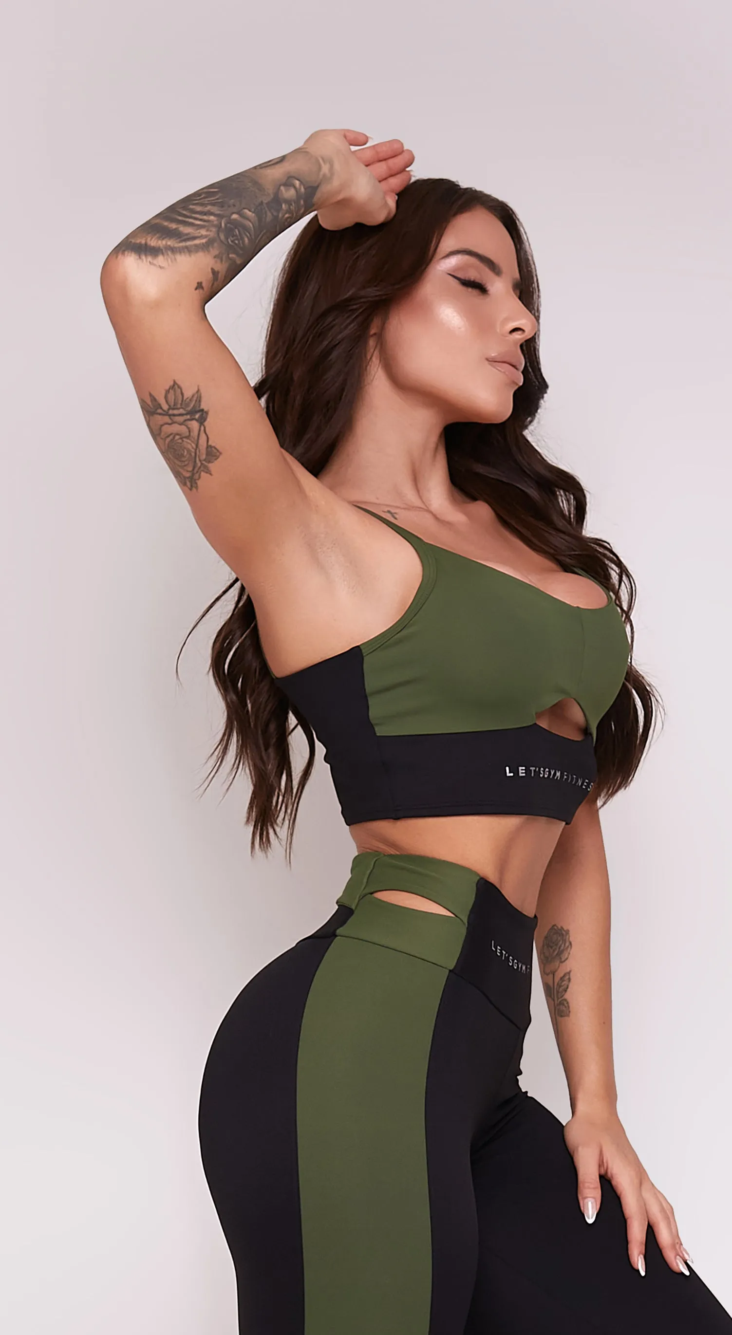 Spirit Bra - Black & Green