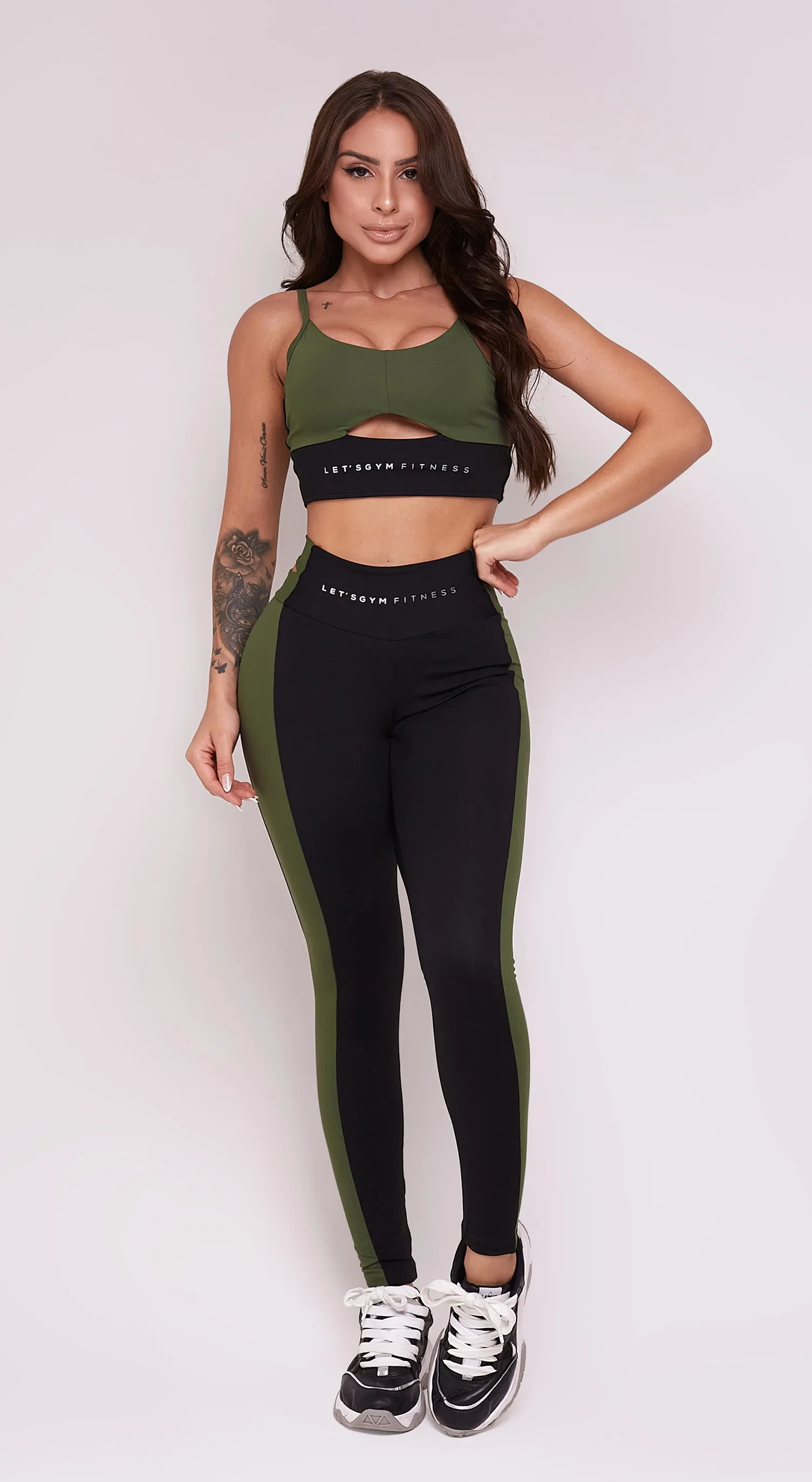 Spirit Bra - Black & Green