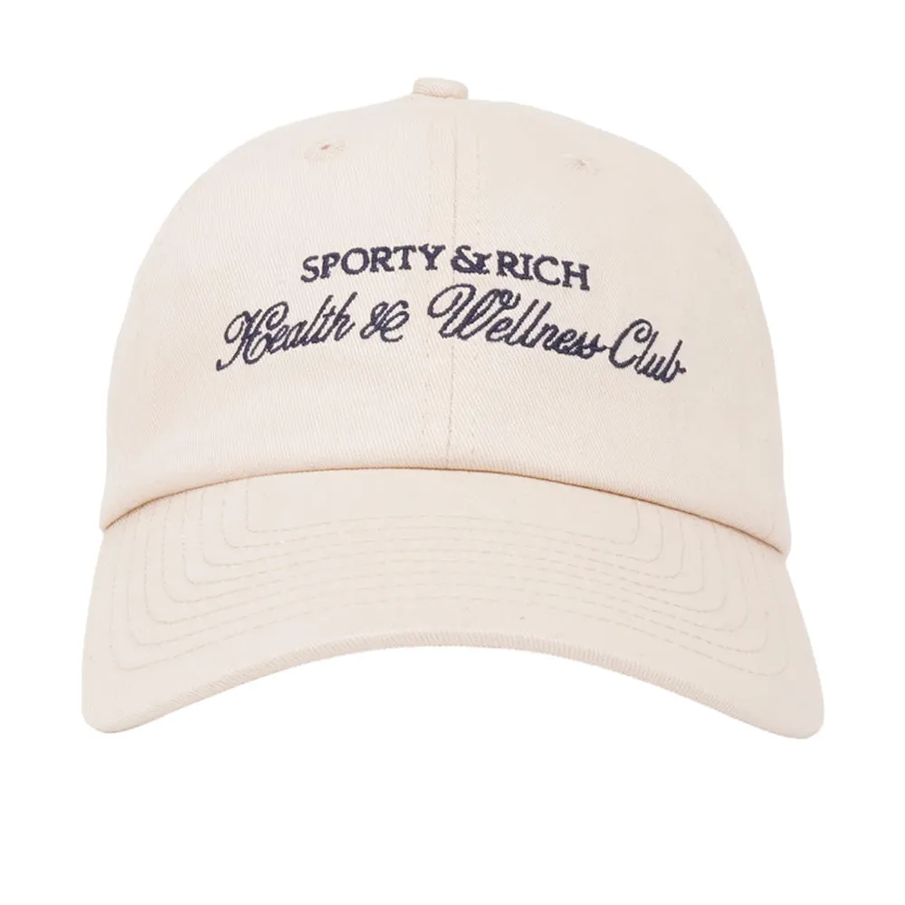 Sporty & Rich H&W Club Embroidered Hat