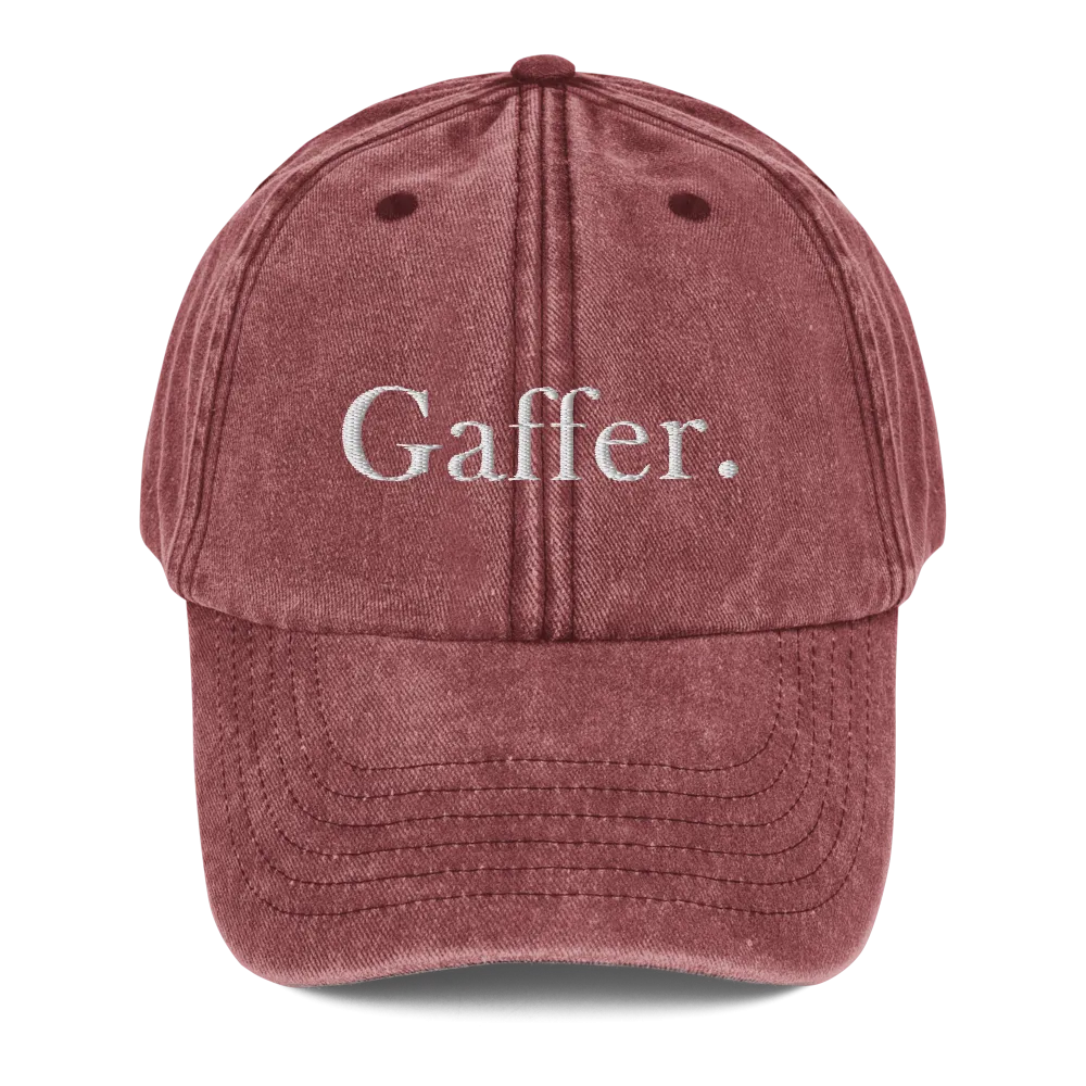 Sqdltd Gaffer Vintage Hat WL