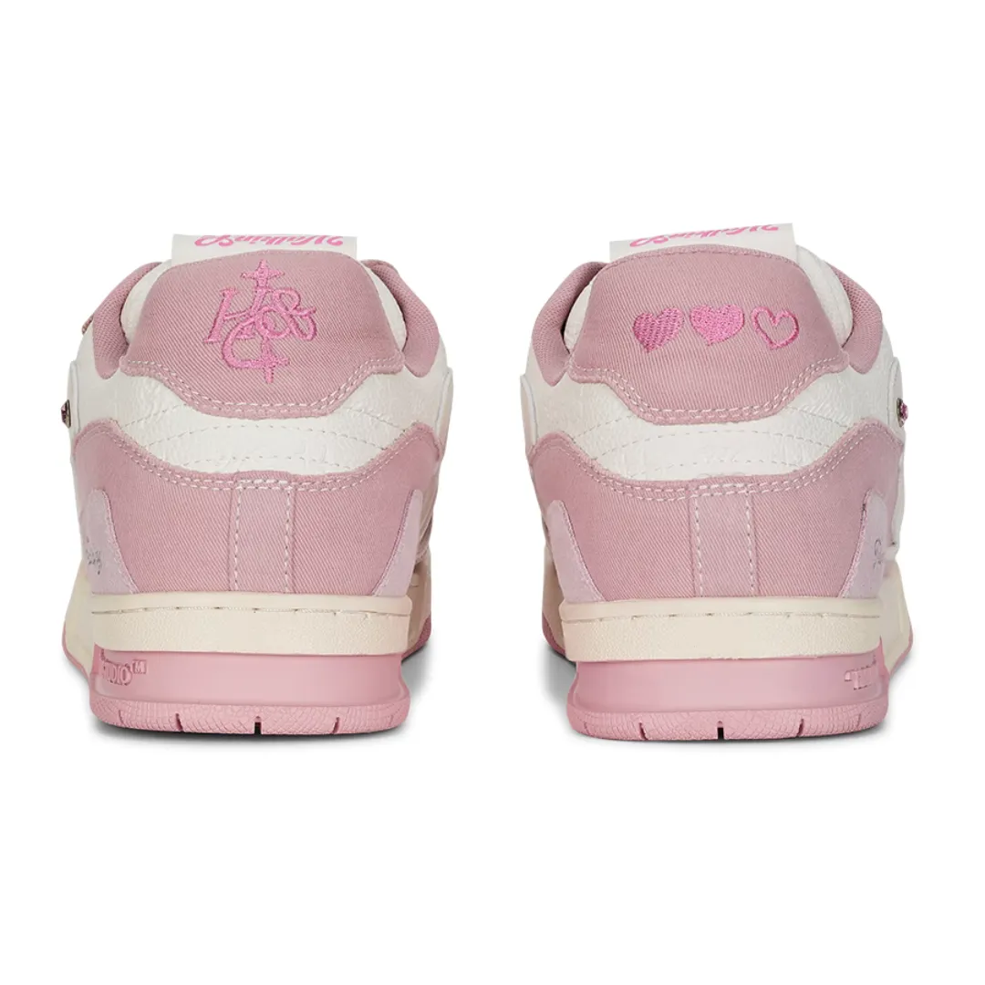 Star Ring Embroidered Logo Pink Shoes