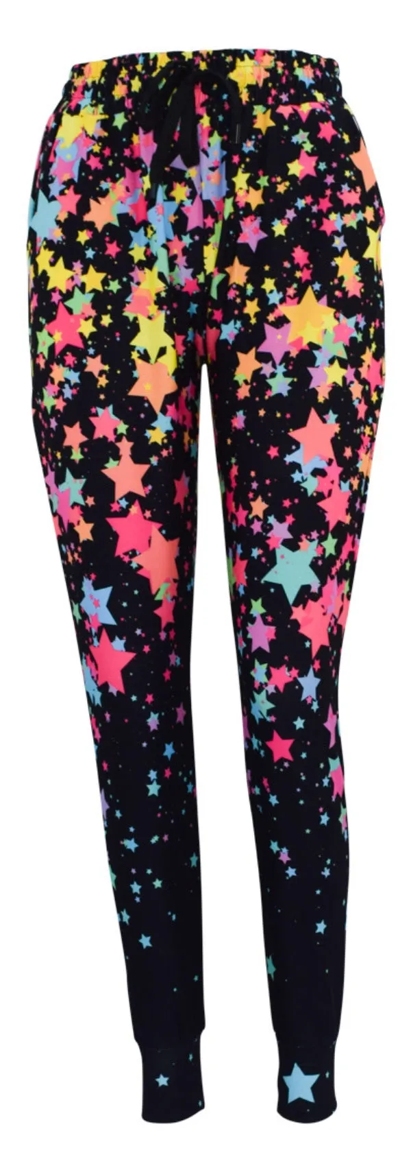 Colorful Star Print Joggers