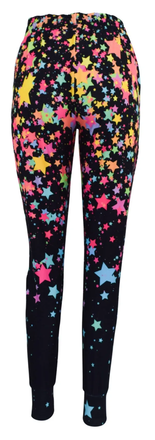 Colorful Star Print Joggers