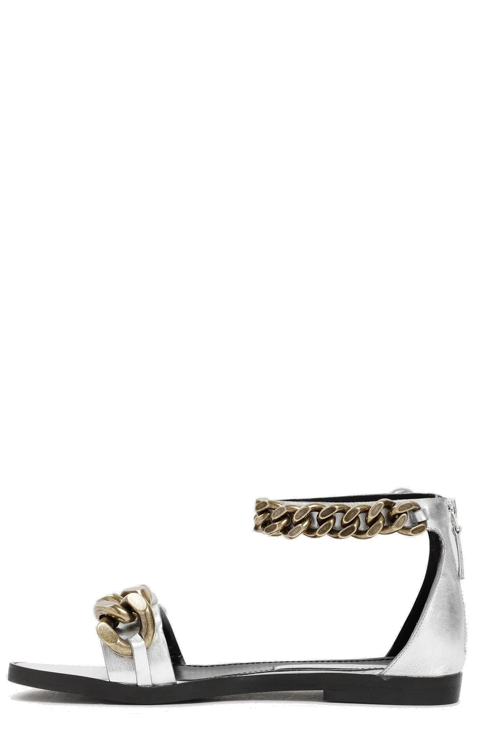 Stella McCartney Chain Detail Open Toe Sandals