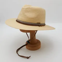 Stetson Traveller Western Inspired Straw Hat Chin Strap UNISEX