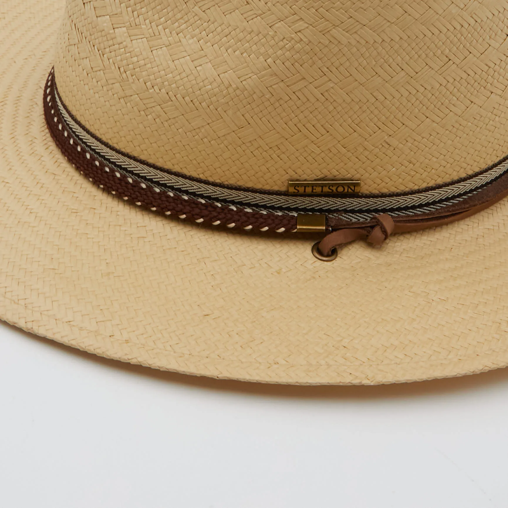 Stetson Traveller Western Inspired Straw Hat Chin Strap UNISEX