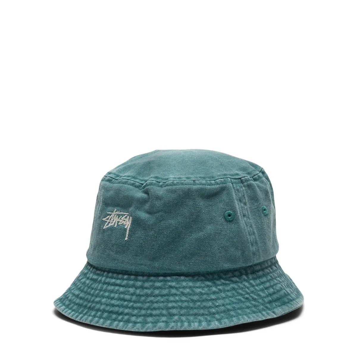 STOCK WASHED BUCKET HAT Green