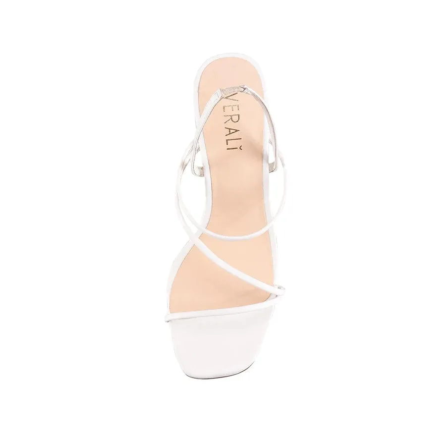 Strappy Heel White - Monarchique