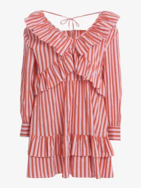 Striped Midi Dress by MSGM