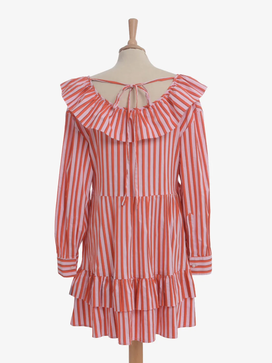 Striped Midi Dress by MSGM