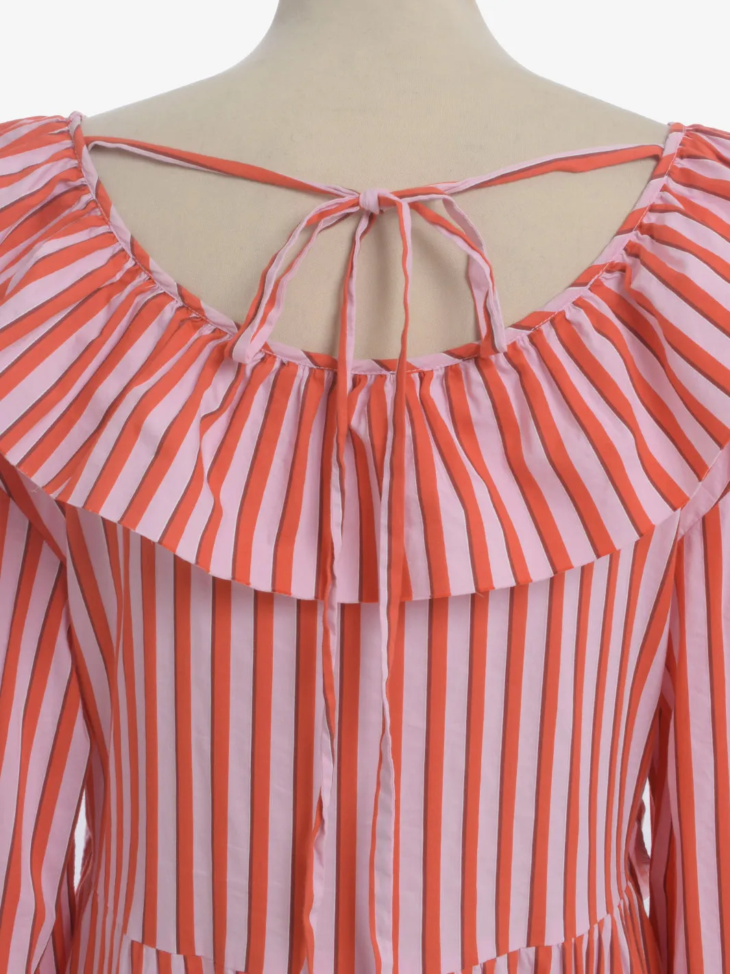 Striped Midi Dress by MSGM