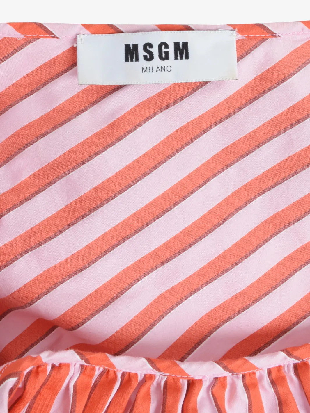 Striped Midi Dress by MSGM