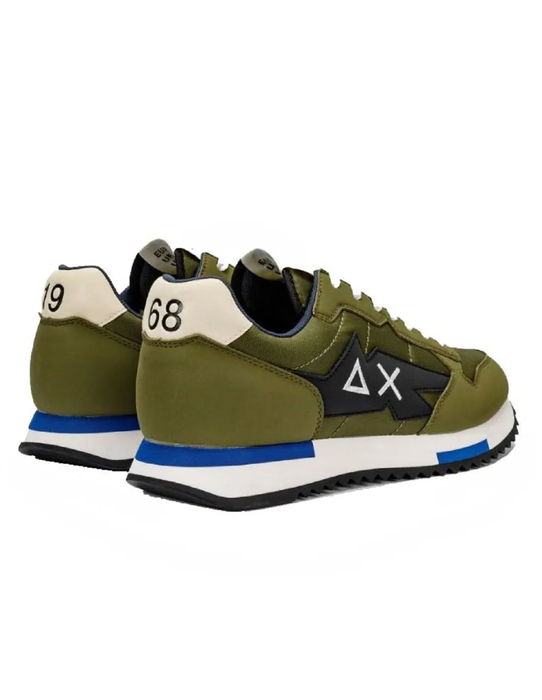 Sun68 men's shoes Niki Solid Z34120 military