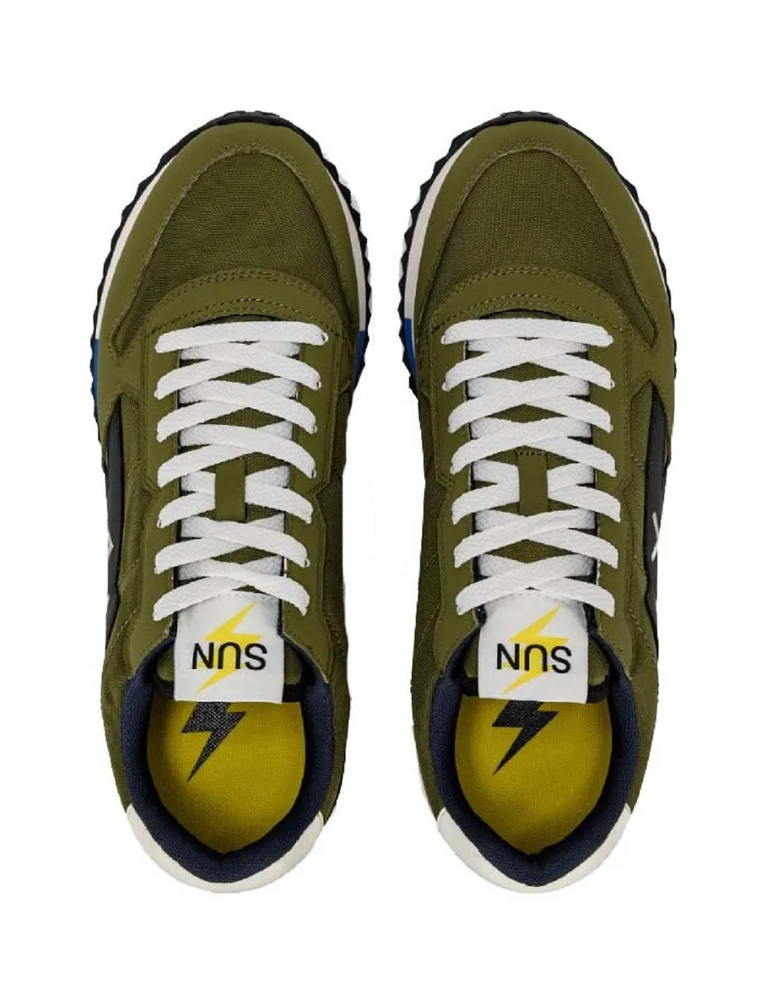 Sun68 men's shoes Niki Solid Z34120 military