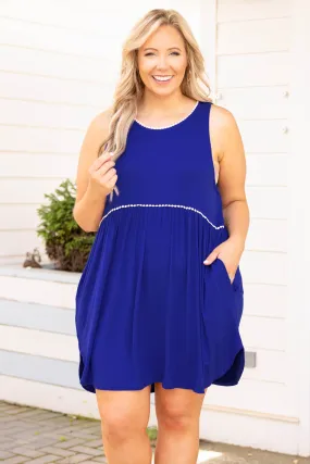 Royal Blue Sunday Funday Dress