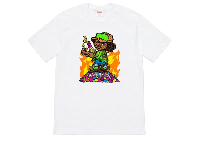 Supreme Molotov Kid Tee White