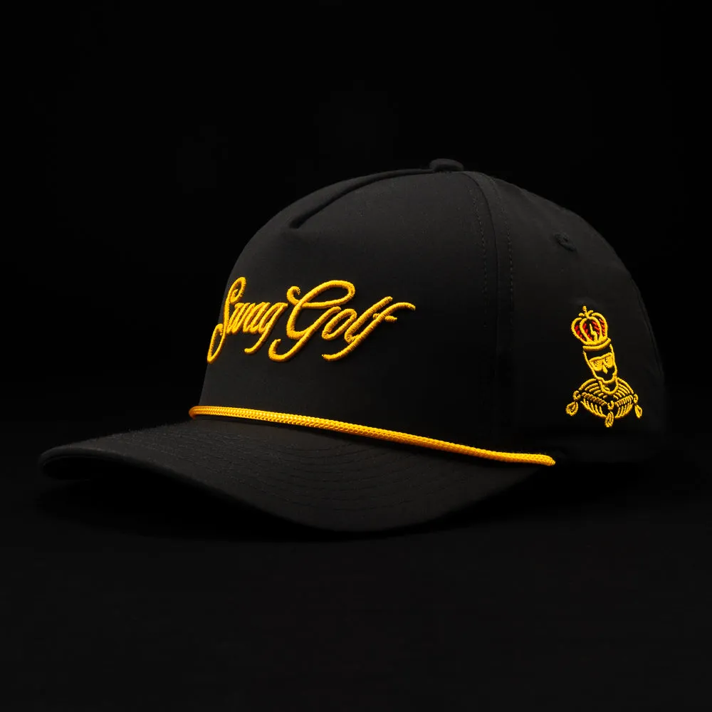 SWAG x d.hudson Crown Black Hat