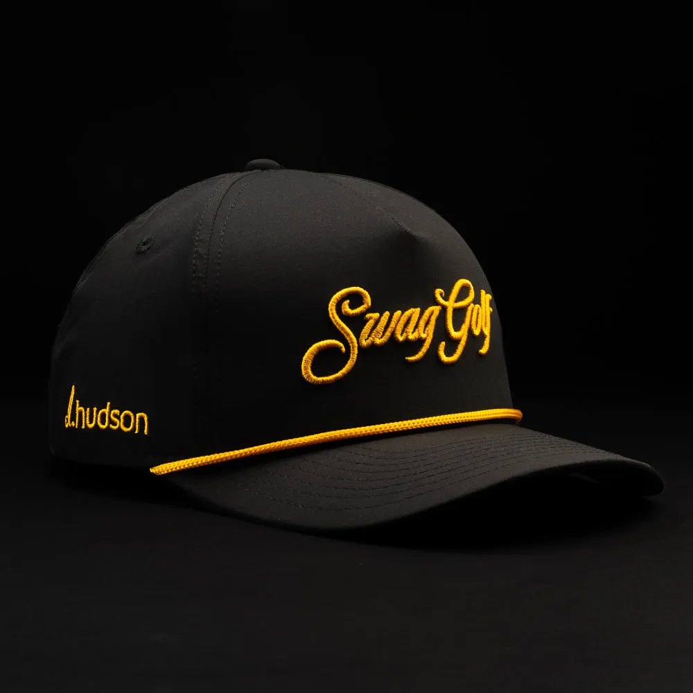 SWAG x d.hudson Crown Black Hat