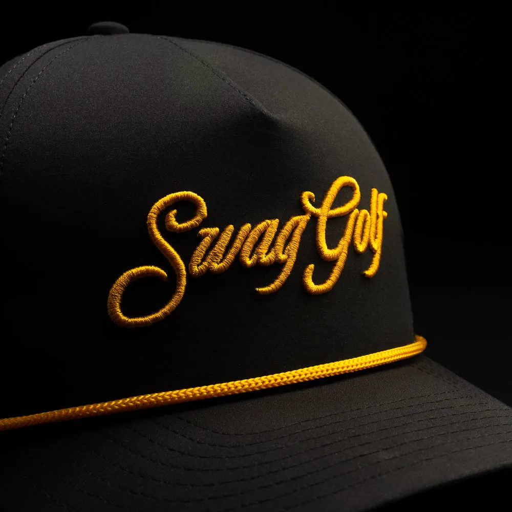 SWAG x d.hudson Crown Black Hat