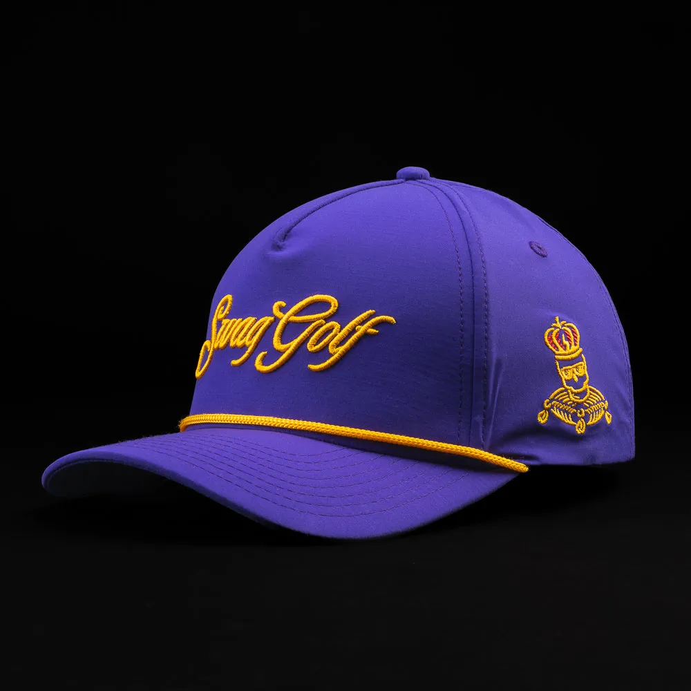 SWAG x d.hudson Crown Purple Hat