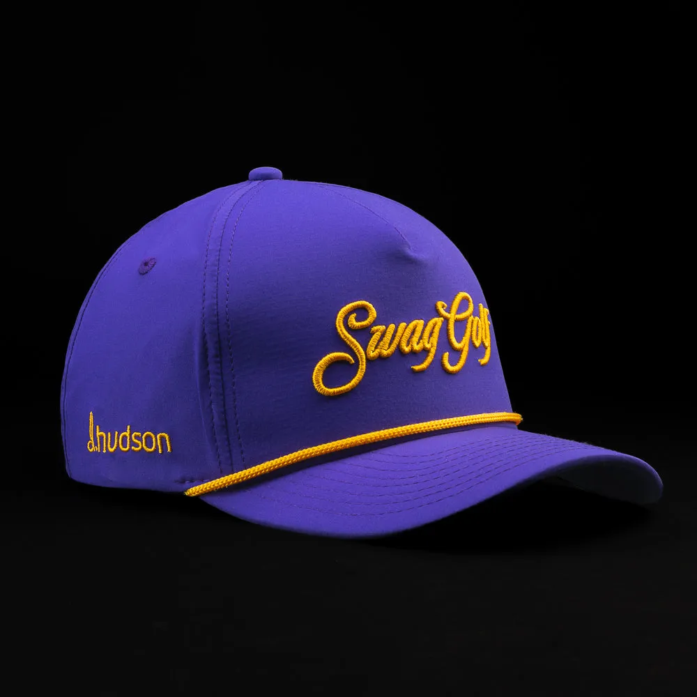 SWAG x d.hudson Crown Purple Hat