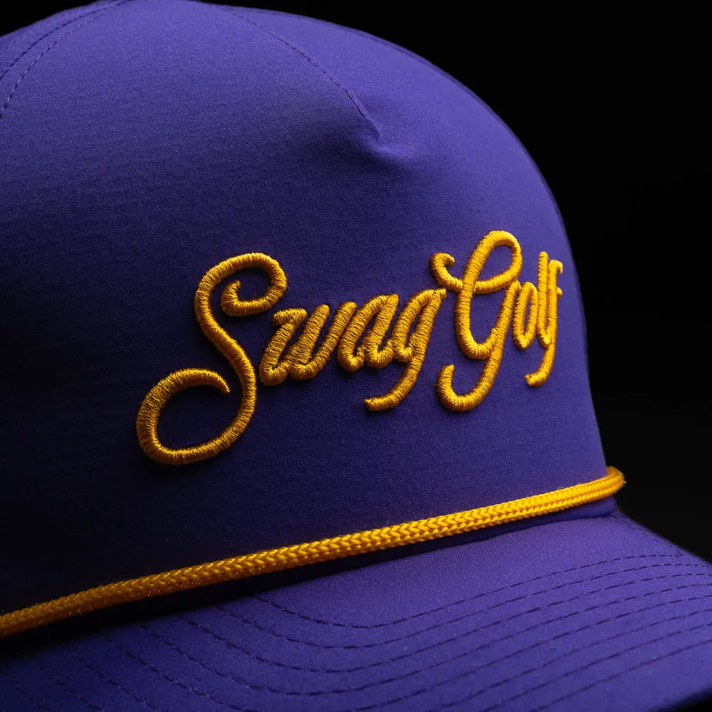 SWAG x d.hudson Crown Purple Hat