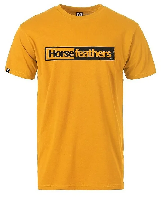 T-Shirt Horsefeathers Block - Cadmium - men´s