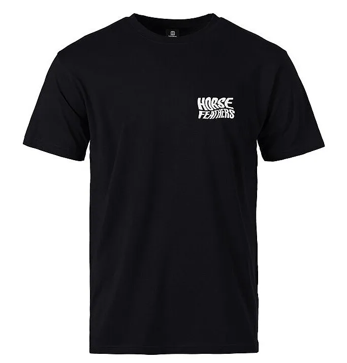 T-Shirt Horsefeathers Distort - Black - men´s