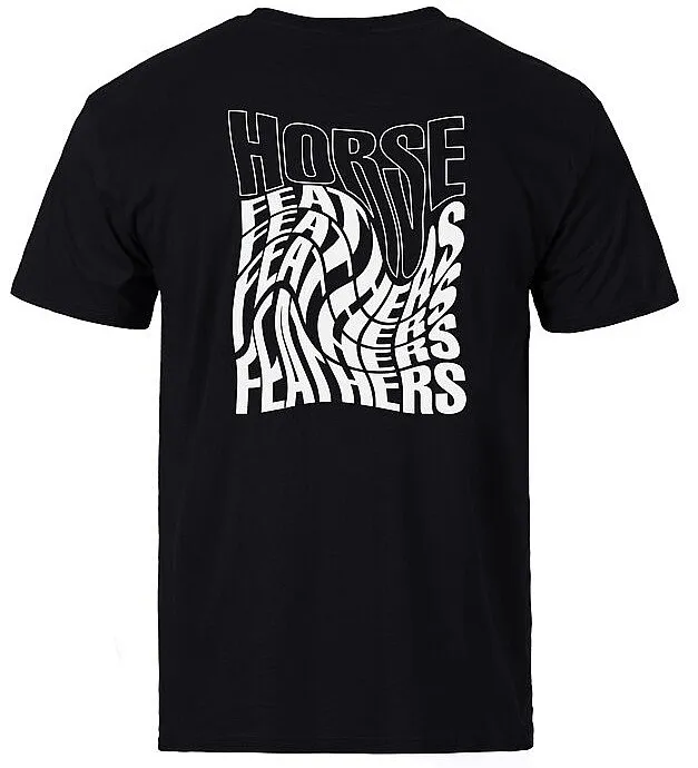 T-Shirt Horsefeathers Distort - Black - men´s