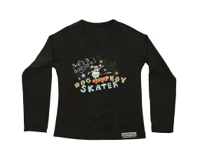 T-Shirt Lasting Skater LS - 9090/Black - boy´s