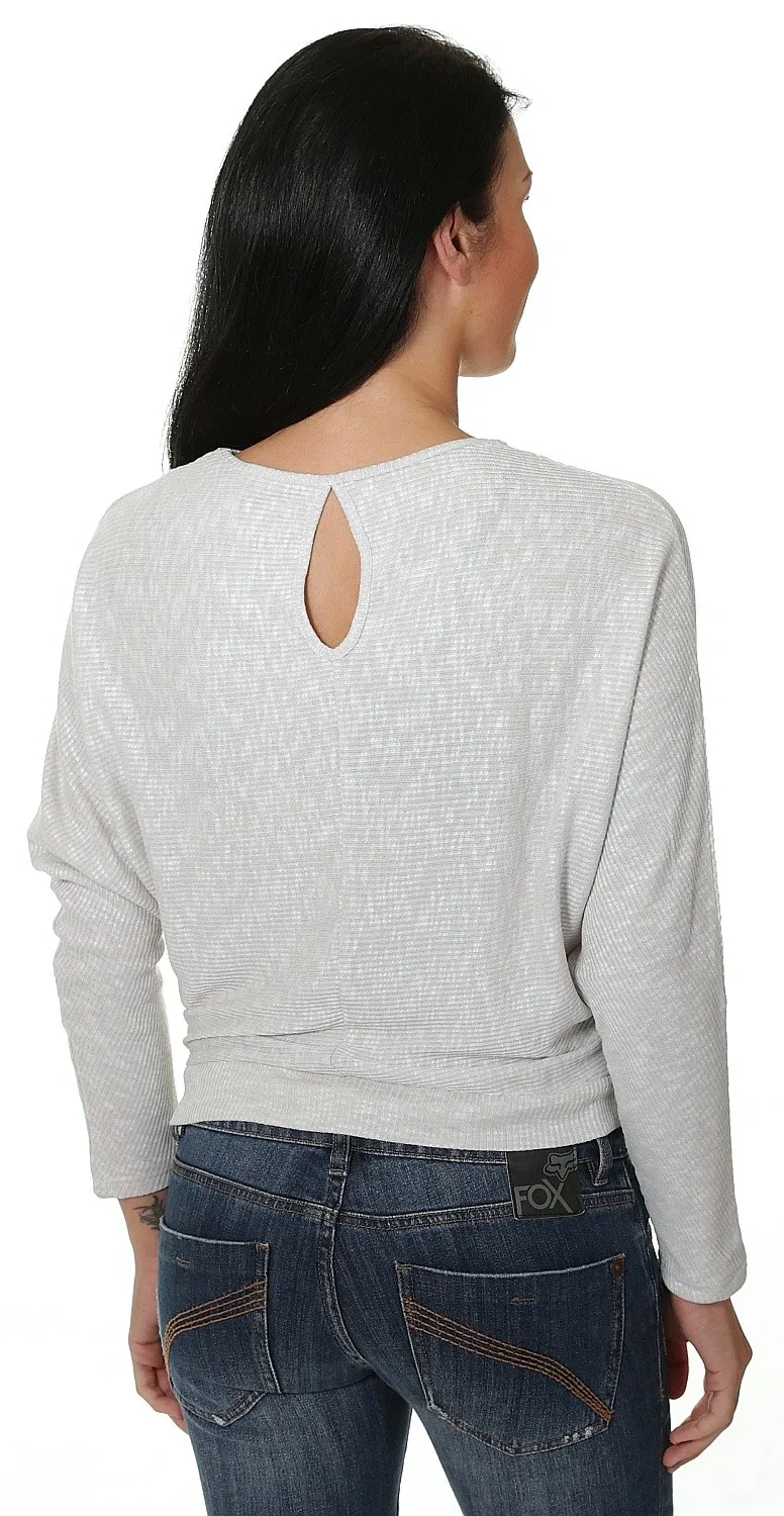 T-shirt Mavi Top LS - Light Gray Melange