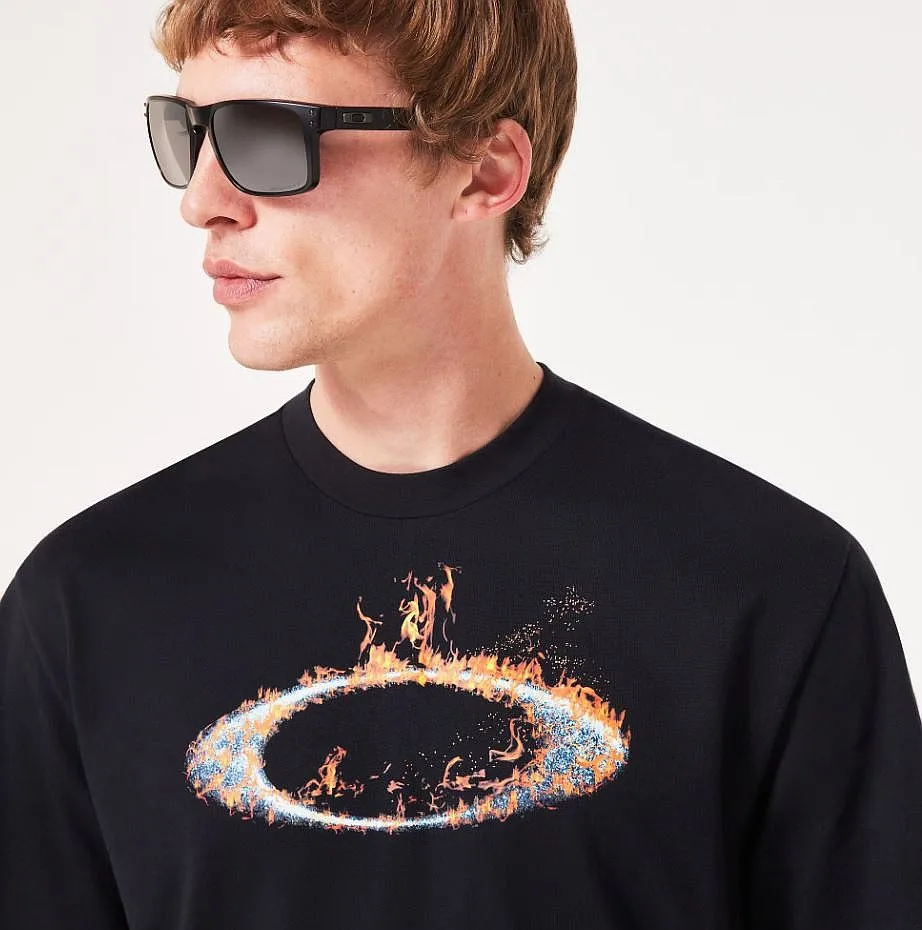 T-Shirt Oakley MTL Solar Rail - Blackout - men´s