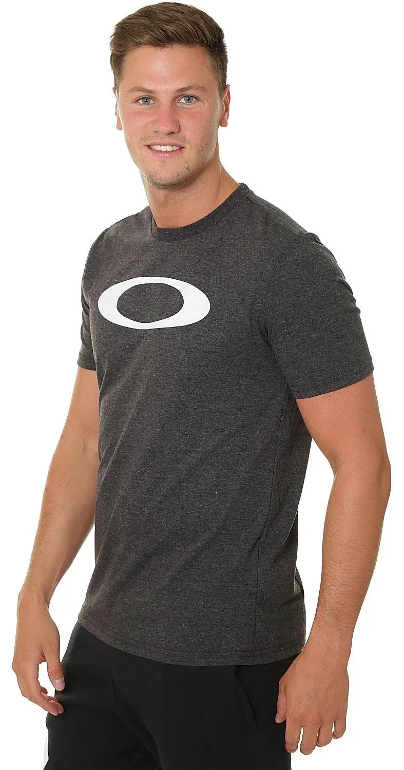 T-Shirt Oakley O Bold Ellipse - Blackout Light Heather - men´s