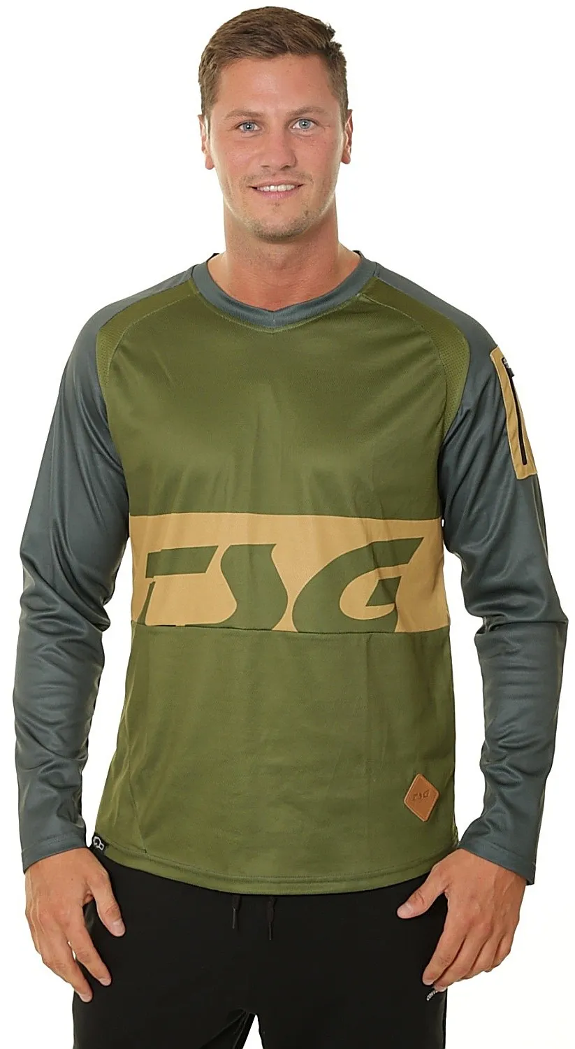 T-Shirt TSG Breeze Jersey LS - Forest/Green - men´s