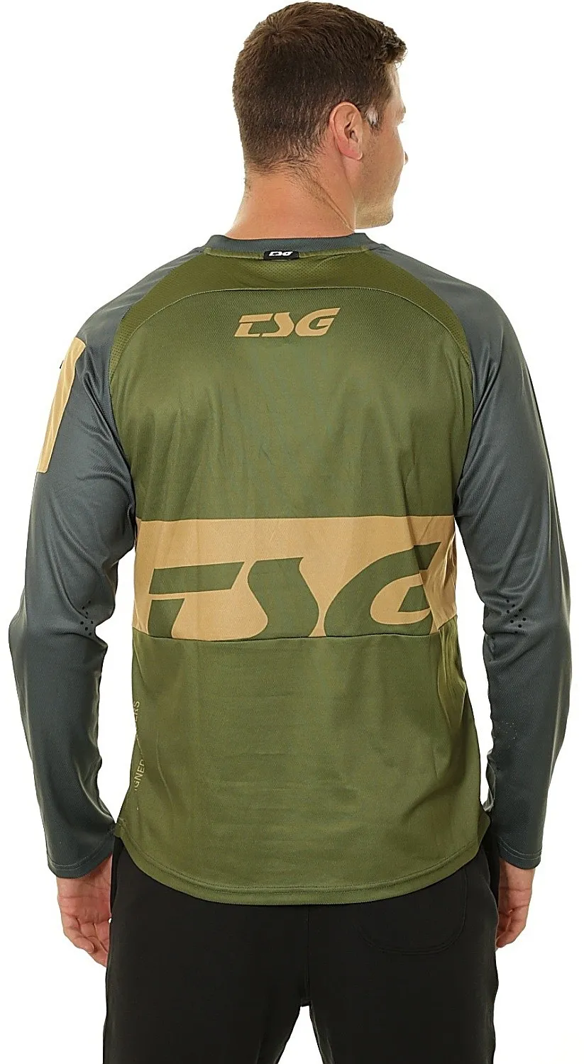 T-Shirt TSG Breeze Jersey LS - Forest/Green - men´s