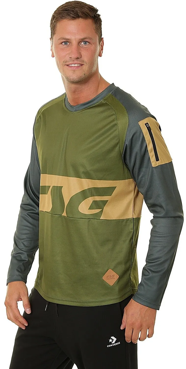 T-Shirt TSG Breeze Jersey LS - Forest/Green - men´s