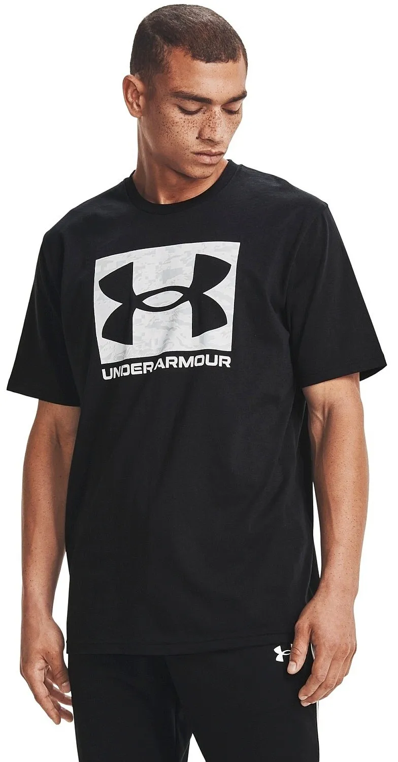 T-Shirt Under Armour ABC Camo Boxed Logo - 001/Black - men´s