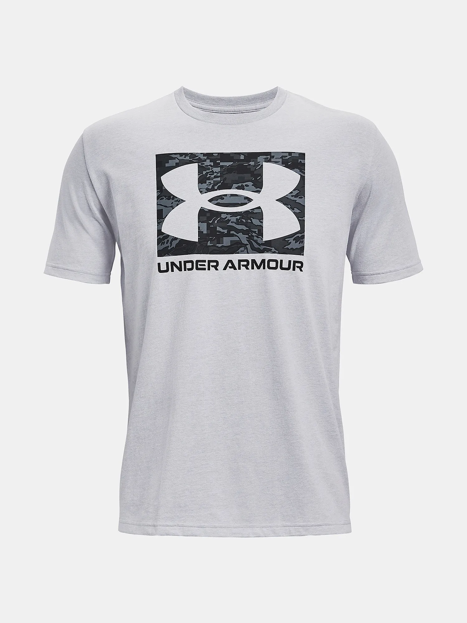 T-Shirt Under Armour ABC Camo Boxed Logo - 011/Mod Gray Light Heather - men´s