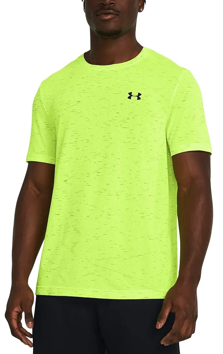 T-Shirt Under Armour Vanish Seamless - High Vis Yellow/Black - men´s