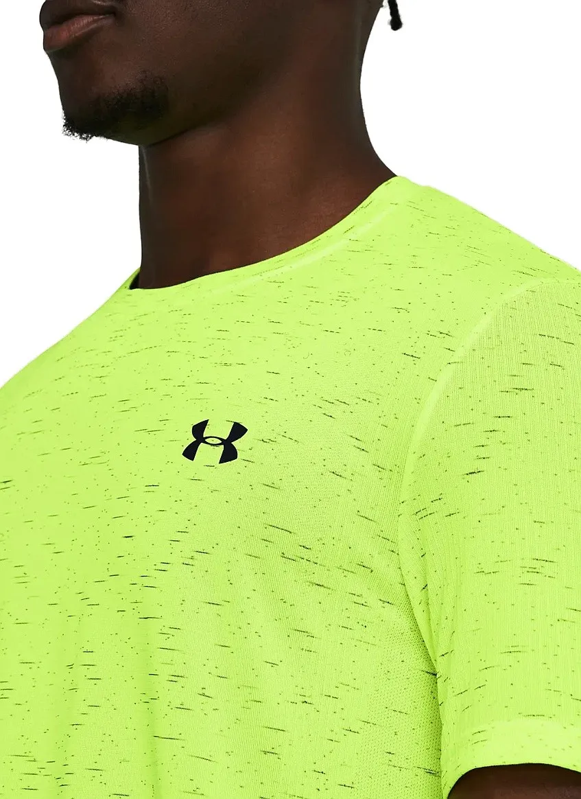 T-Shirt Under Armour Vanish Seamless - High Vis Yellow/Black - men´s