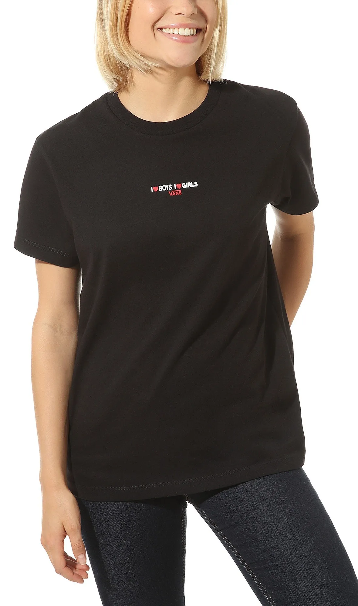 T-Shirt Vans Boys Girls - Black - women´s