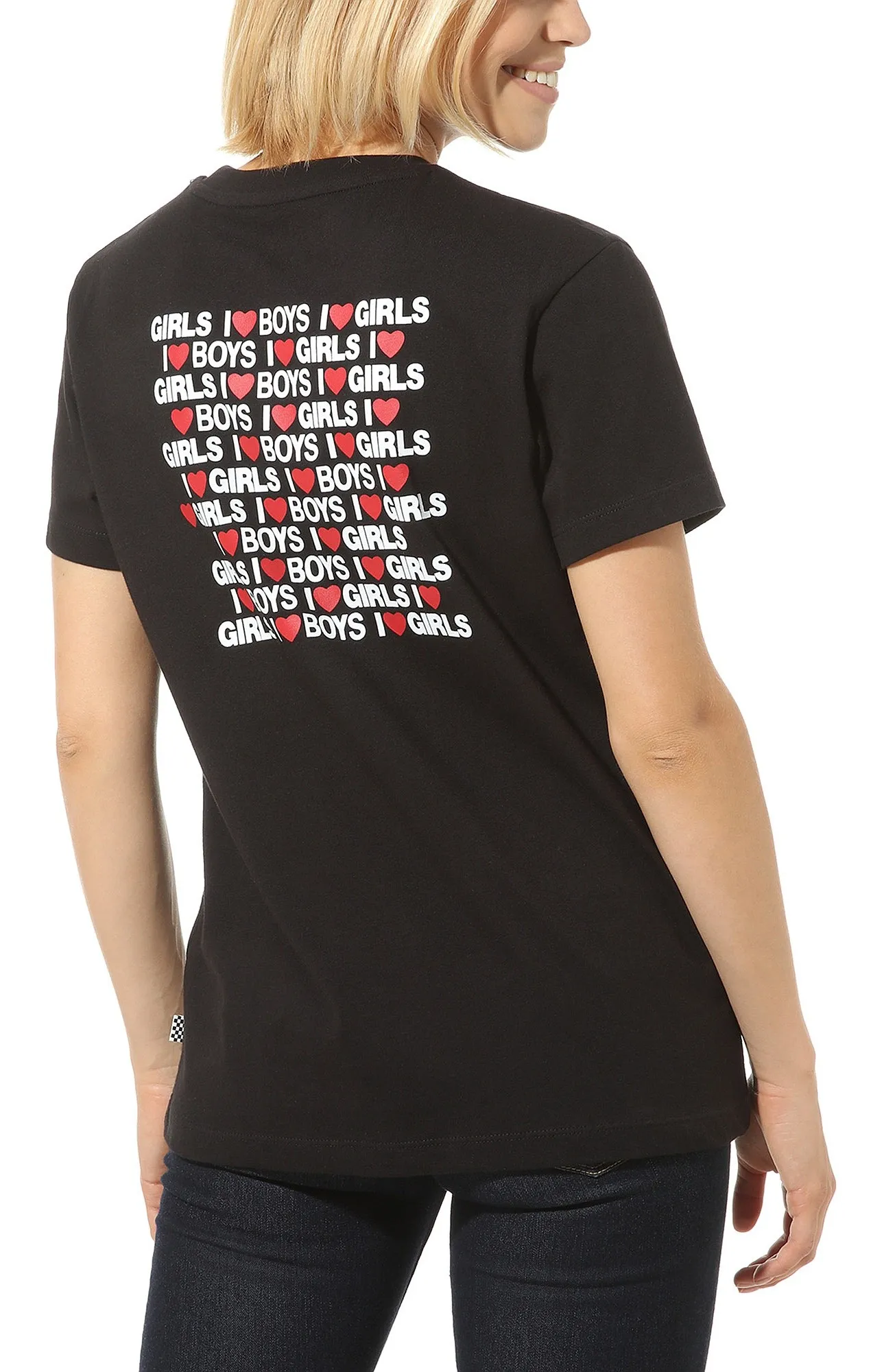 T-Shirt Vans Boys Girls - Black - women´s